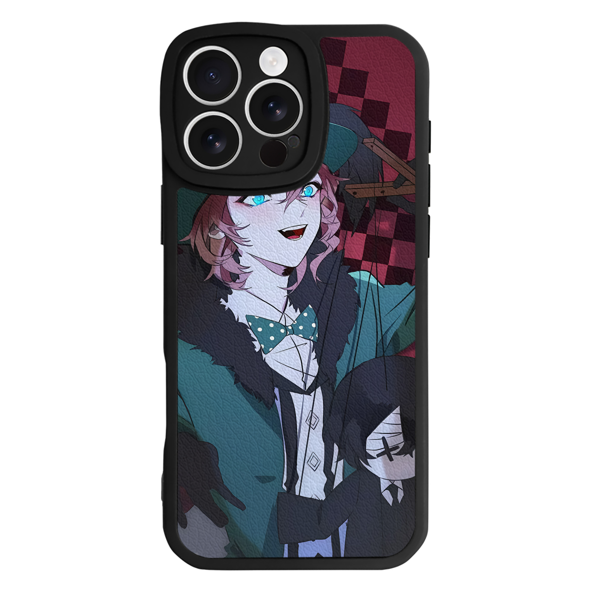（画像用） 文豪ストレイドッグス Bungo Stray Dogs 【iPhone 16シリーズ対応】シリコンスマホケース（レザー調） 材質：シリコン